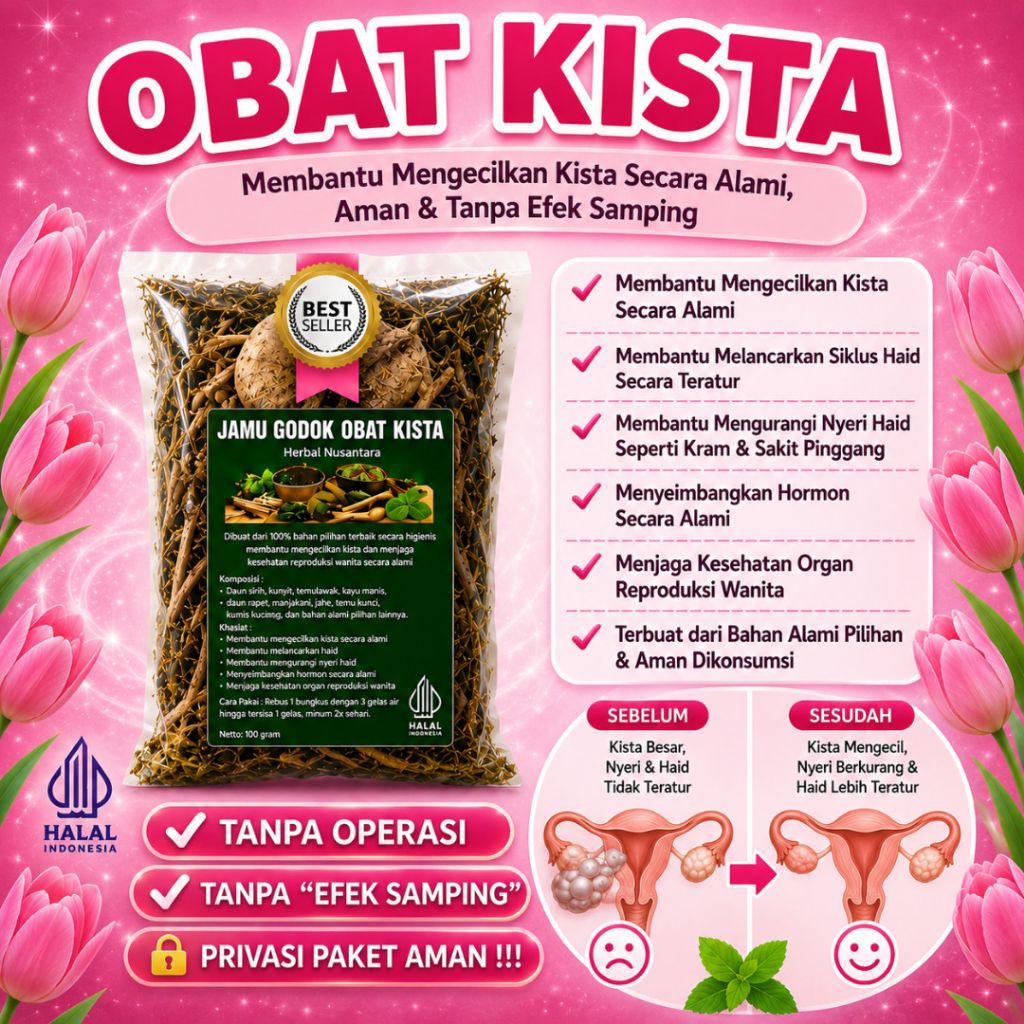 jamu kista herbal alami