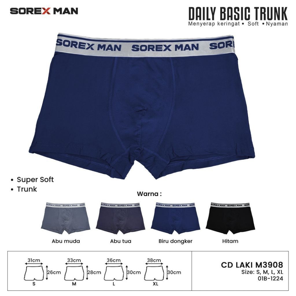 CELANA DALAM SOREX BOXER MAN M3908