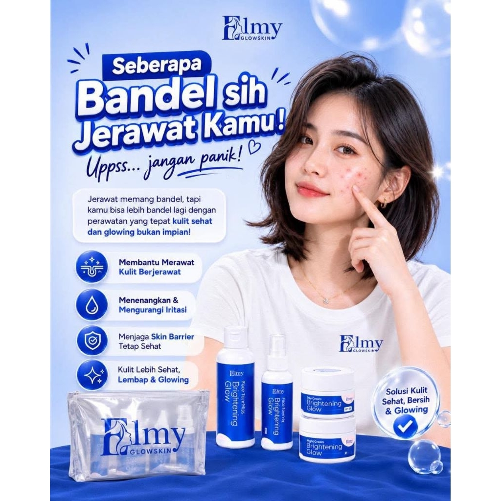 ELMY GLOWSKIN ORIGINAL BPOM | PAKET SKINCARE ELMY GLOWSKIN