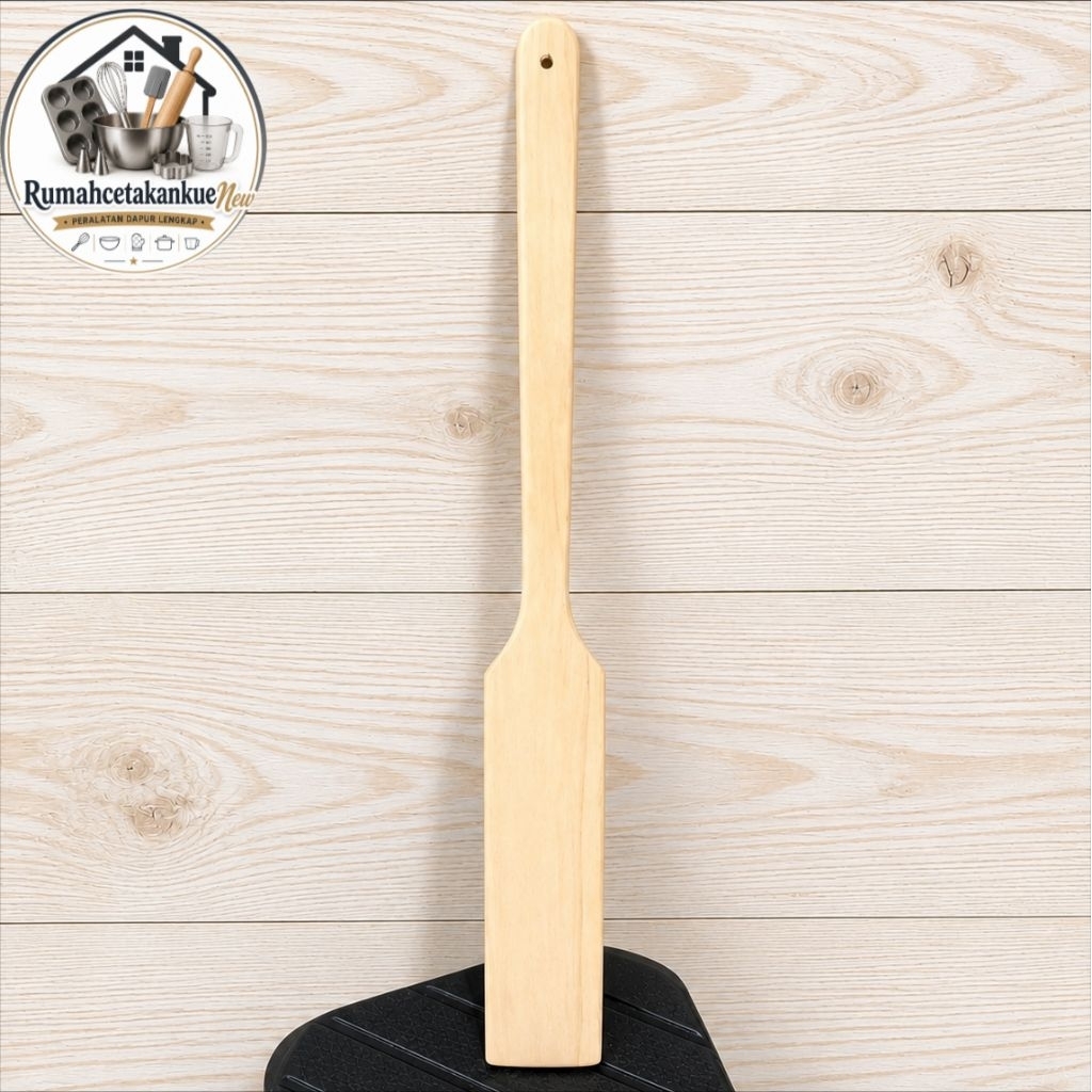 Sodet Kayu JUMBO / Sodet Dayung Pengaduk Nasi / Sodet Dayung Pengaduk dodol / Panjang 68 cm