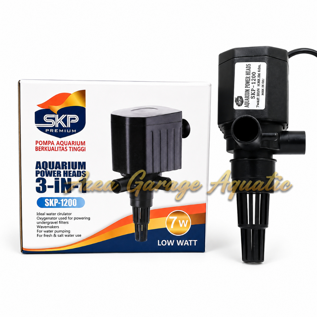 SKP Premium  SKP 1200 Pompa Celup 3 in 1 Aquarium Aquascape