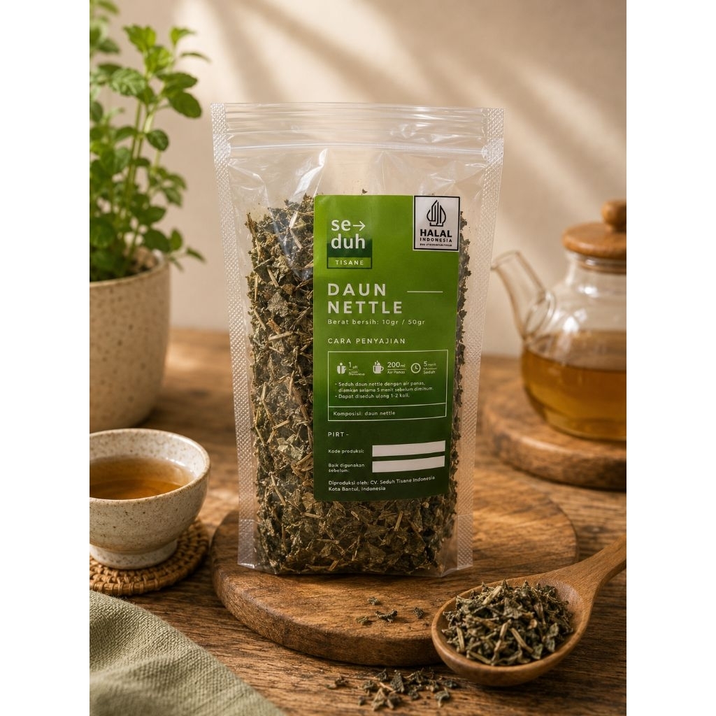 TEH DAUN NETTLE | NETTLE LEAF | TEH DAUN JELATANG 10gr