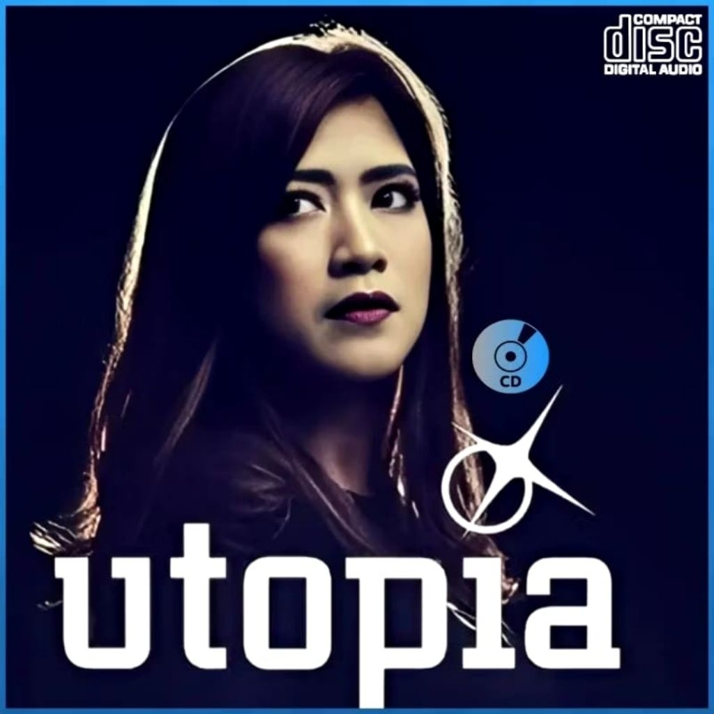 KASET CD COMPACT DISC LAGU UTOPIA-CD MUSIK AUDIO LAGU POP INDONESIA 2000AN-KASET CD MOBIL ORIGINAL