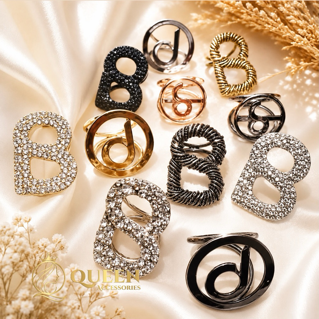 Ring Hijab Buttonscarves / Bros Ring Button / Ring Journey / Bros Ring JP / Ring Deenay / Ring Donna