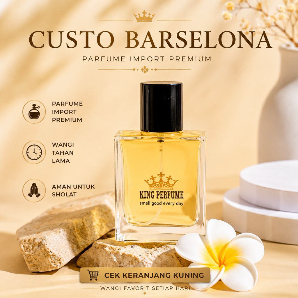 Inspired Custo Barcelona Parfum Pria Refill Tahan Lama Wangi Premium