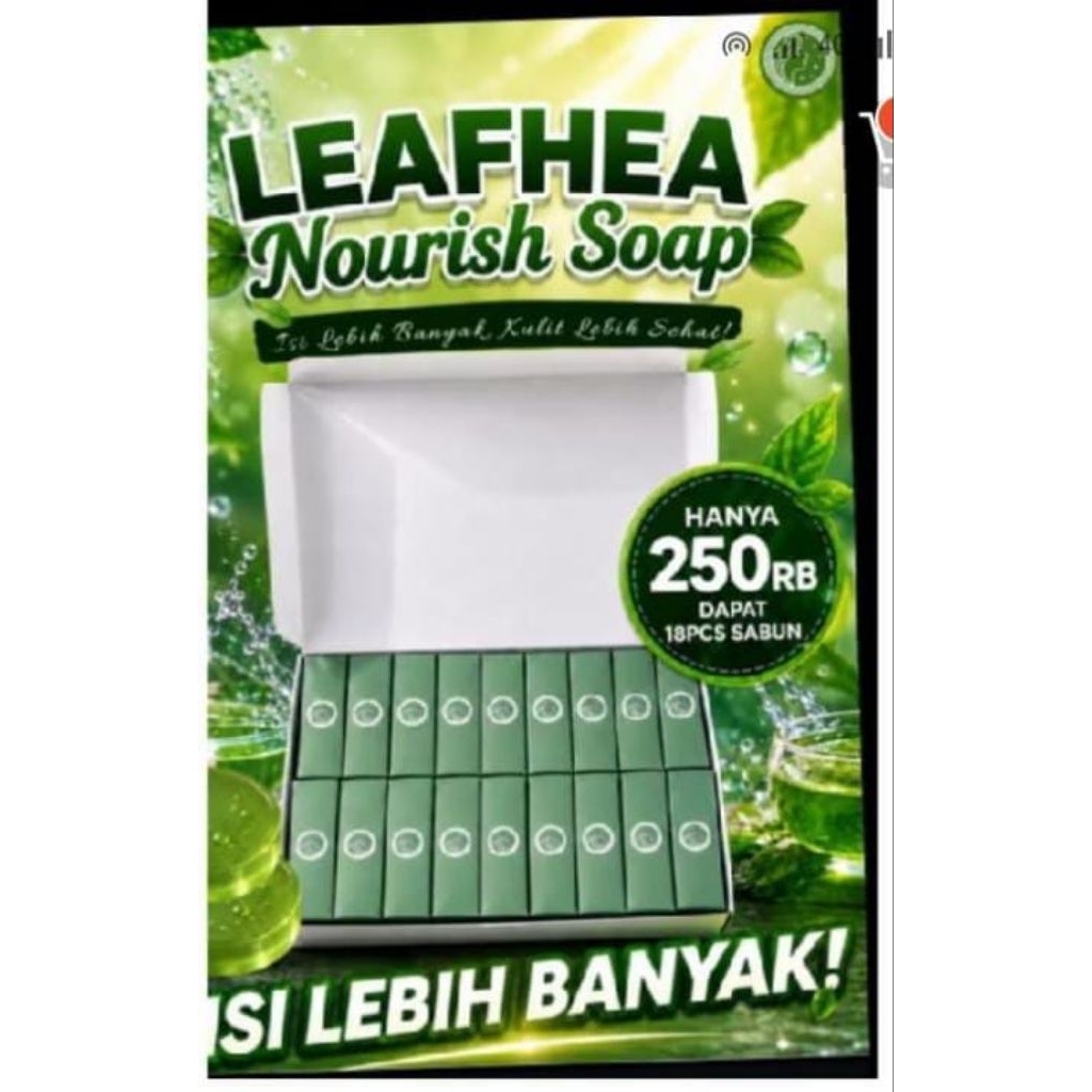 sabun leafhea 1 paket isi18