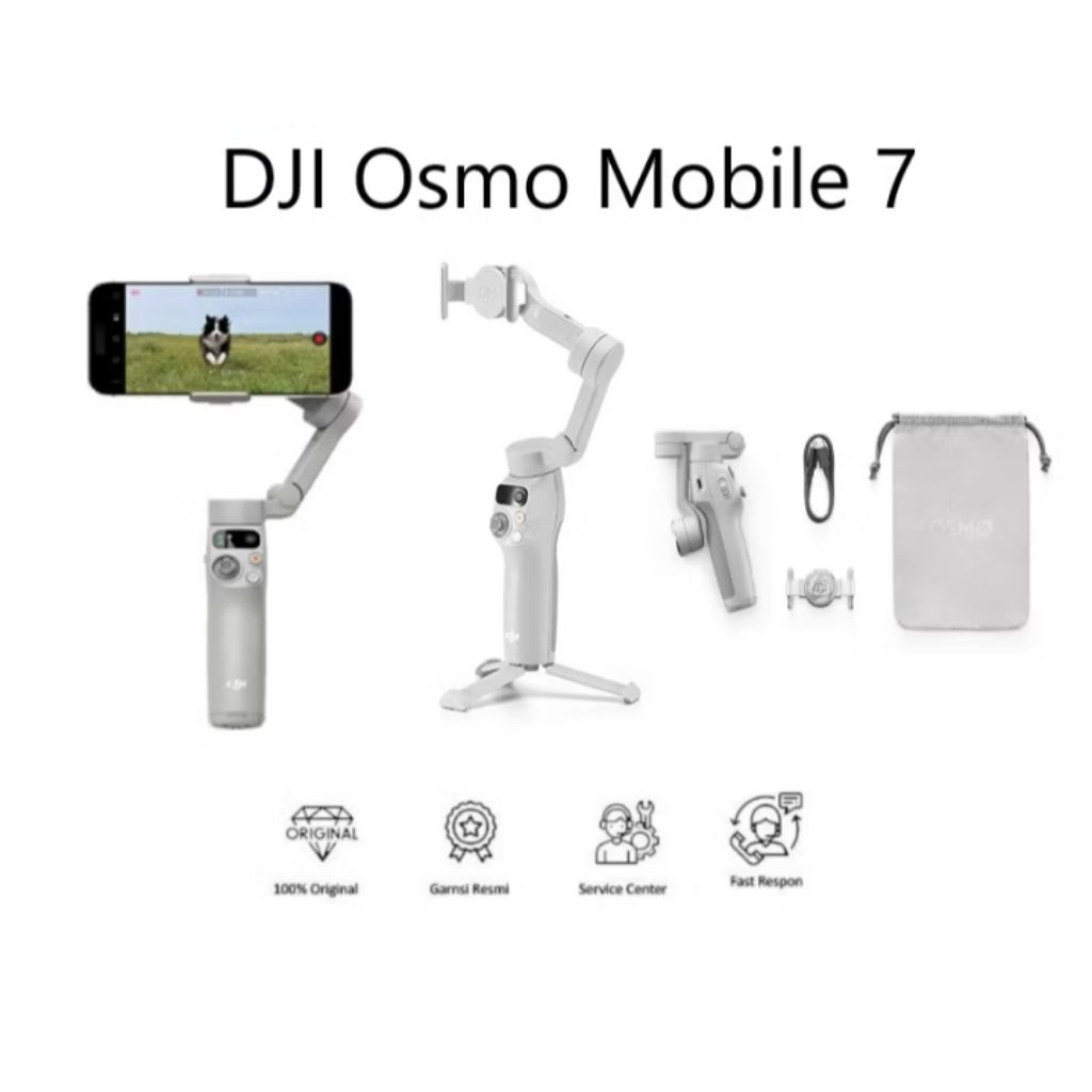DJI Osmo Mobile 7 Garansi Resmi TAM - DJI Osmo Mobile 7 Original