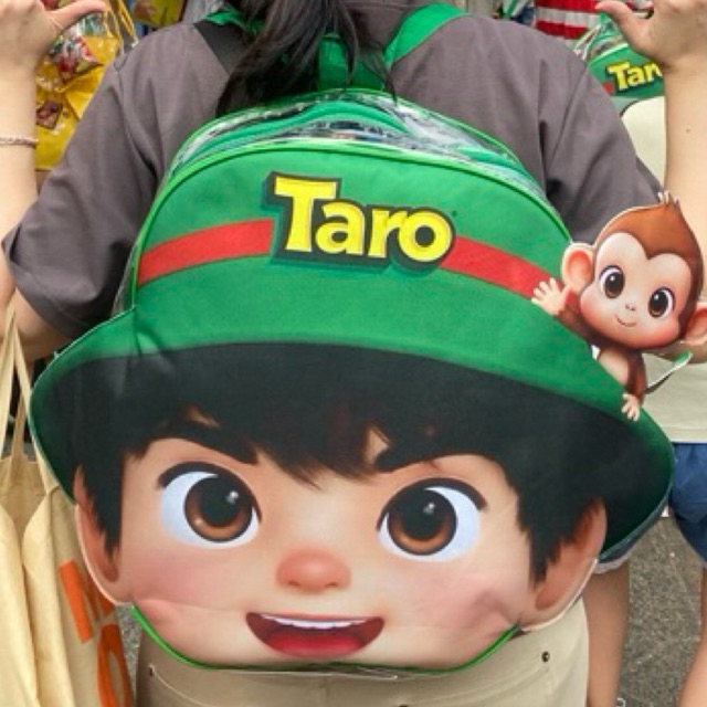 READY Tas Taro Giant Bag Monkey + isi Taro + tentngan paketan fun pack Snack PRJ Limited edition tas