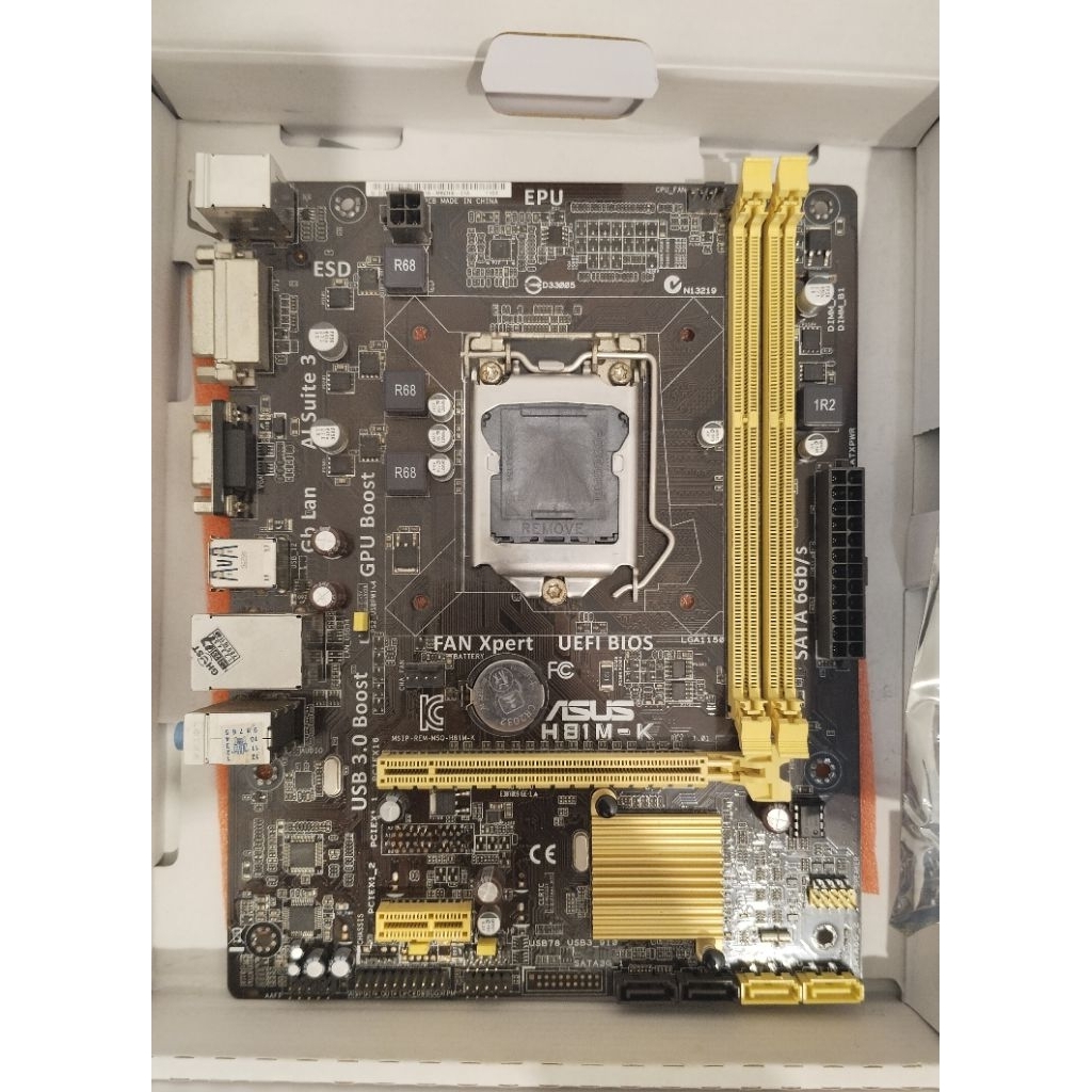 Motherboard ASUS H81M-K second