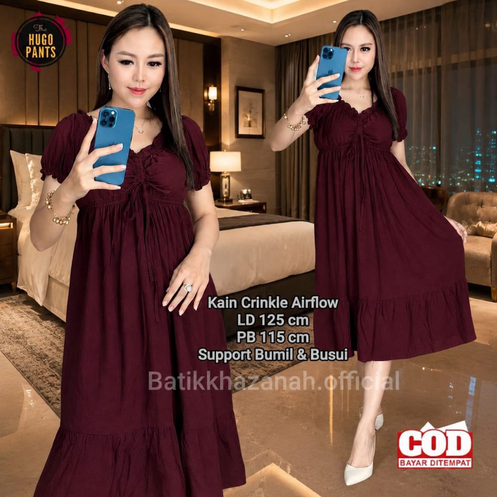 DASTER ELSA CASANDRA TERBARU ll DASTER SERUT JUMBO MELAR FIT  LD 125 KEKINIAN VIRAL ll Daster arab z