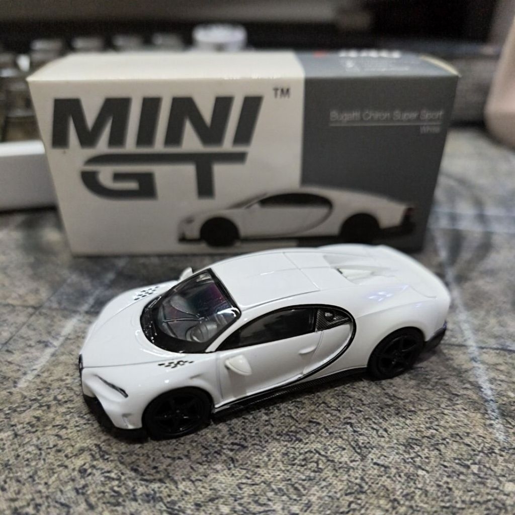 MINI GT 440 BUGATI CHIRON SUPER SPORT WHITE