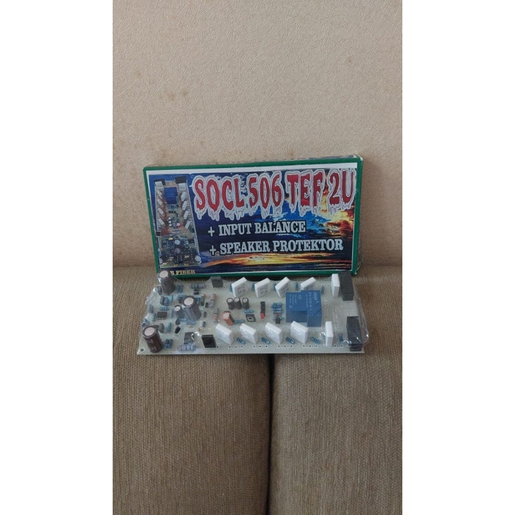 ocl 506 tef 2u + input balance + spiker protektor pcb fiber