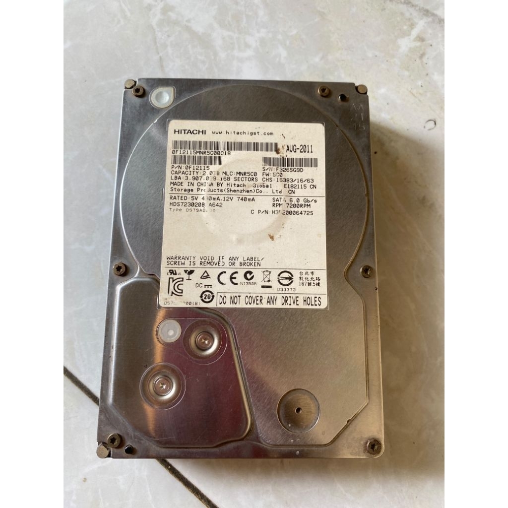 hardisk 2 tera