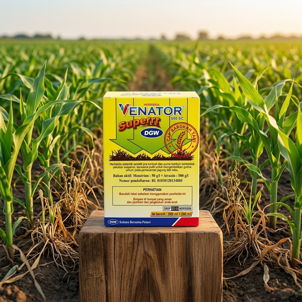Herbisida Selektif Jagung Venator 550 SC Pembasmi Gulma Rumput Bandel, Herbisida Jagung Venator Racu