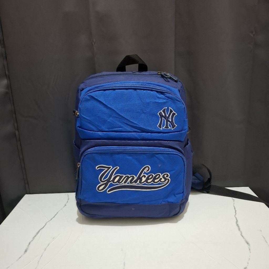 MLB Yankees Ransel Backpack Anak in Blue