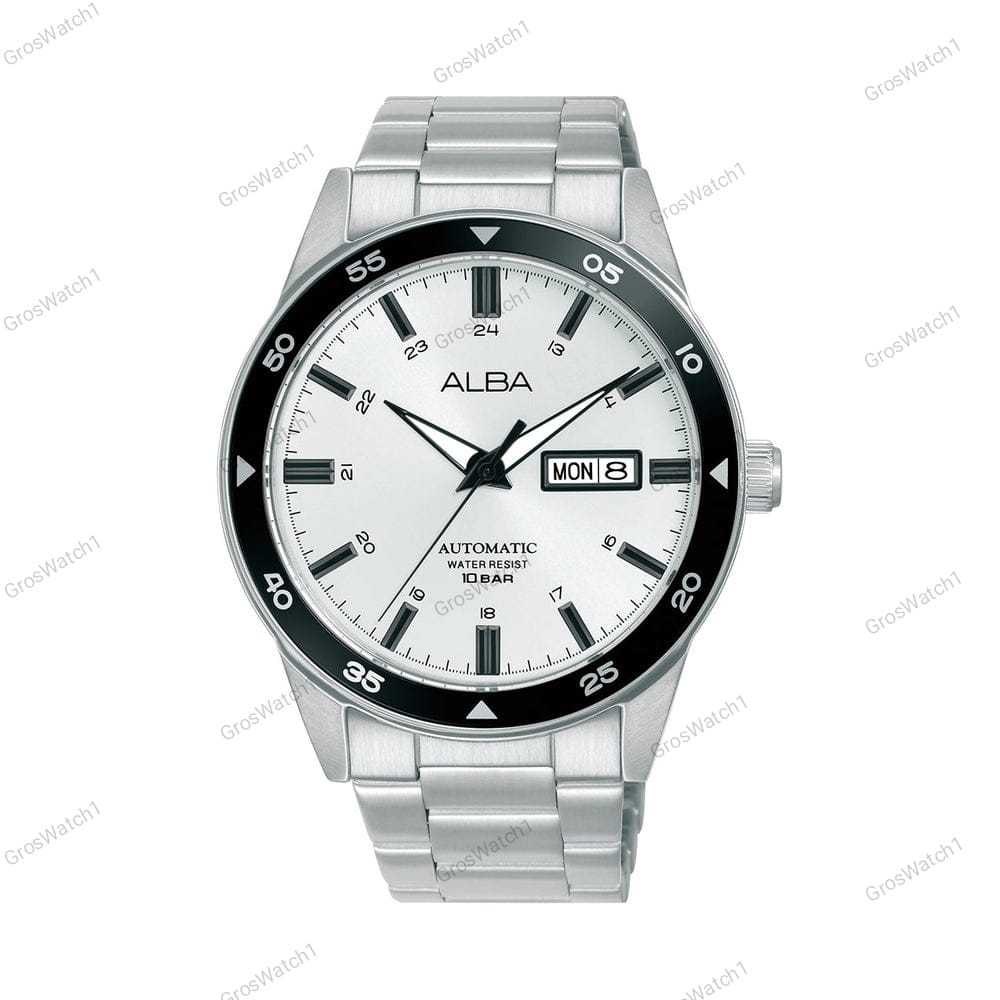 Jam Tangan Pria ALBA Mechanical AL4599X1 100% Original Automatic Stainless Steel Strap Garansi Resmi