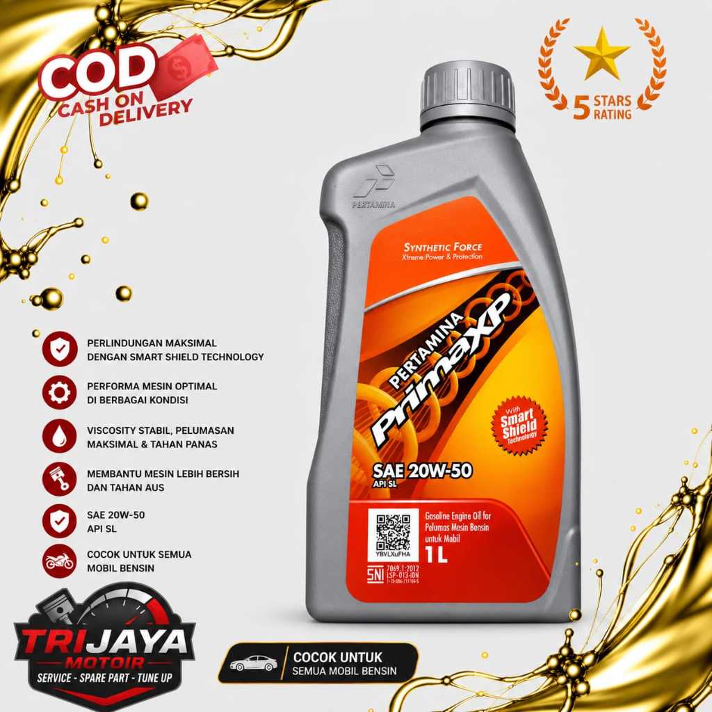Pertamina Prima XP SAE 10W-40 / 20W-50 1L