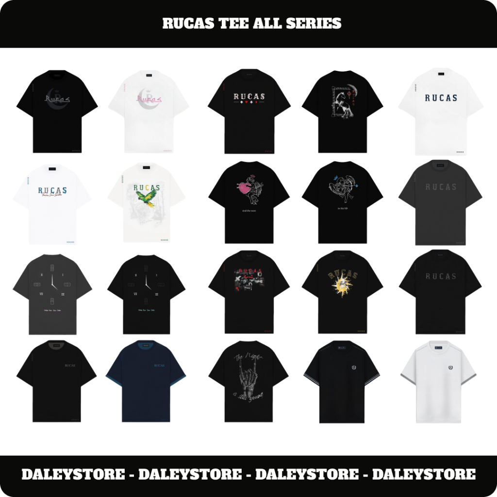 [ORIGINAL 100%] RUCAS TSHIRT ALL SERIES | RUCAS TSHIRT | KAOS RUCAS | RUCAS ARGENTINA