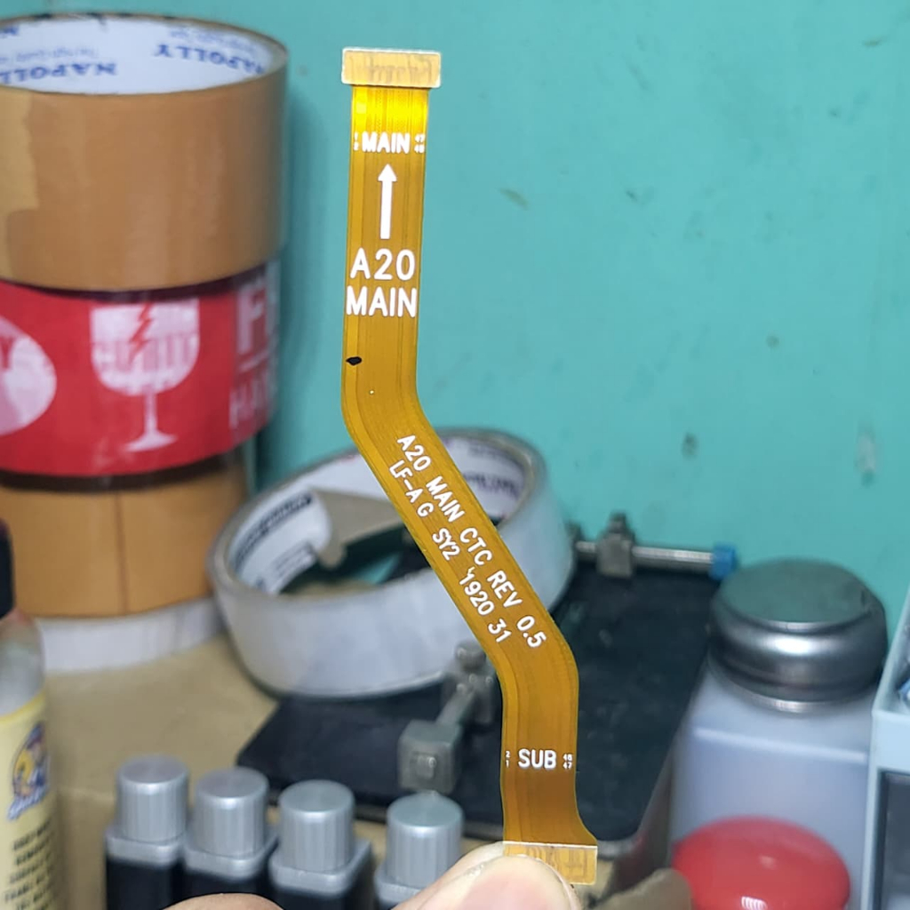 Fleksibel Penghubung Mesin Atas Dan Bawah Copotan Original Samsung A20