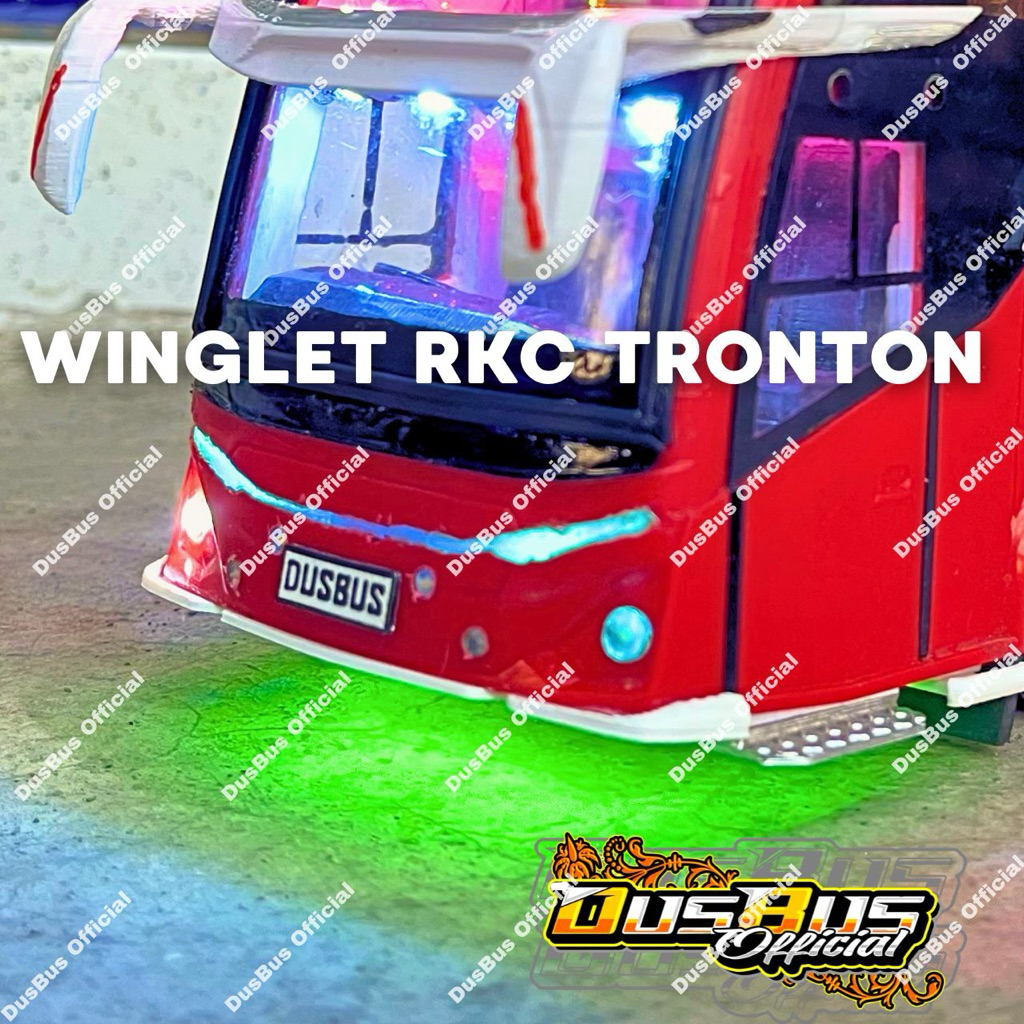 WINGLET BUS RKC TRONTON WINGLET MINIATUR BUS SKALA 1:30