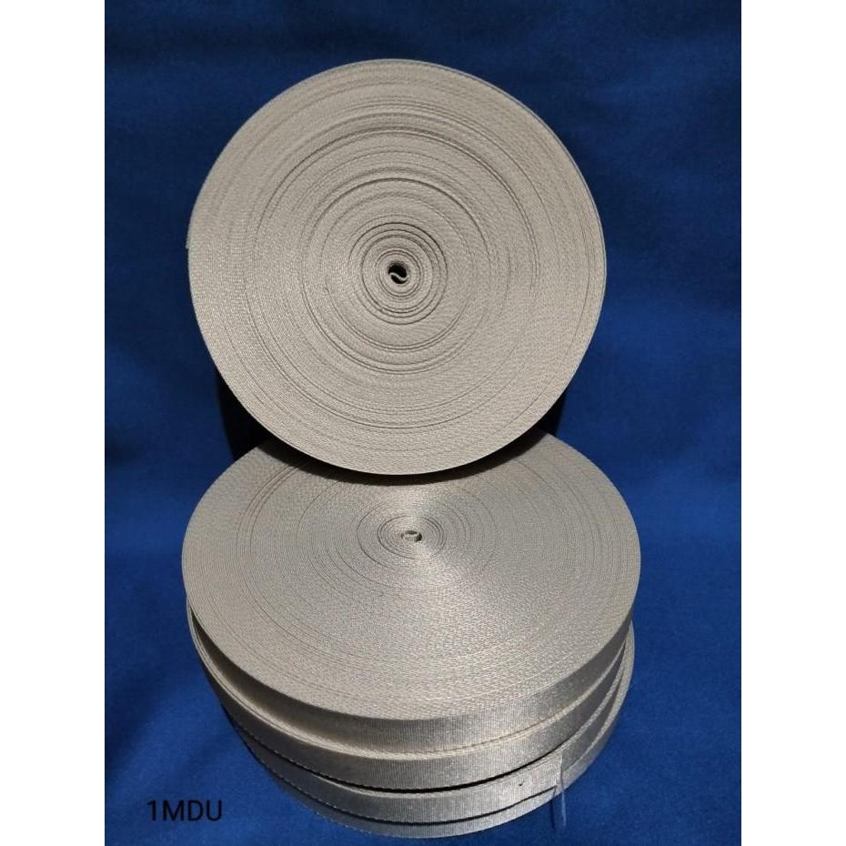 Lebar 2,5cm Motif 1MDU Abu Muda Tali Webbing PP Tali Tas PER METER