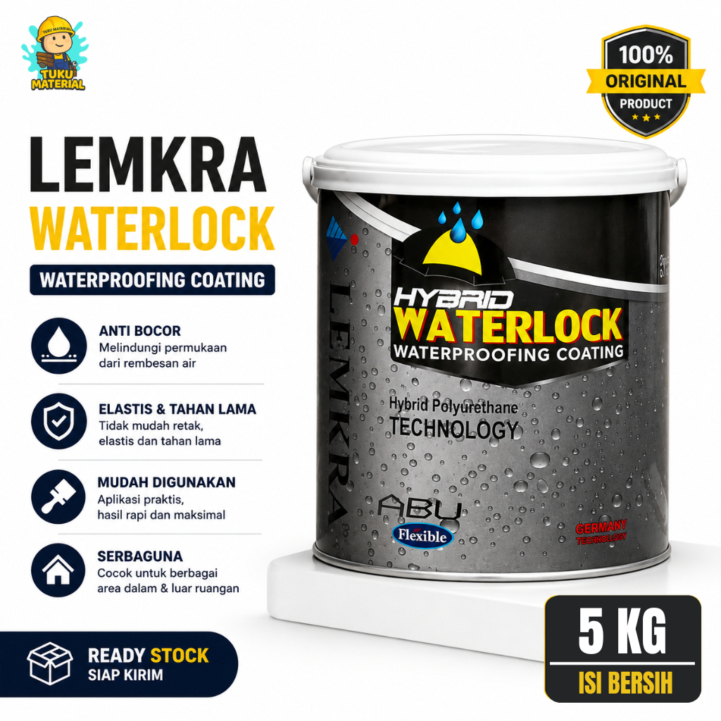 Lemkra Waterlock 5kg_Cat Anti Bocor