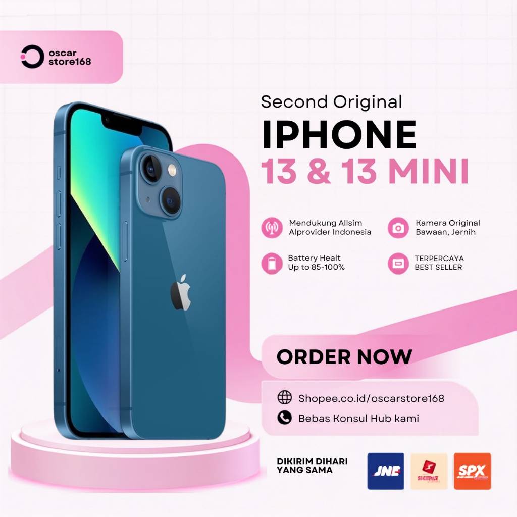 IPHONE 13/13 MINI SECOND ORIGINAL 128GB/256GB