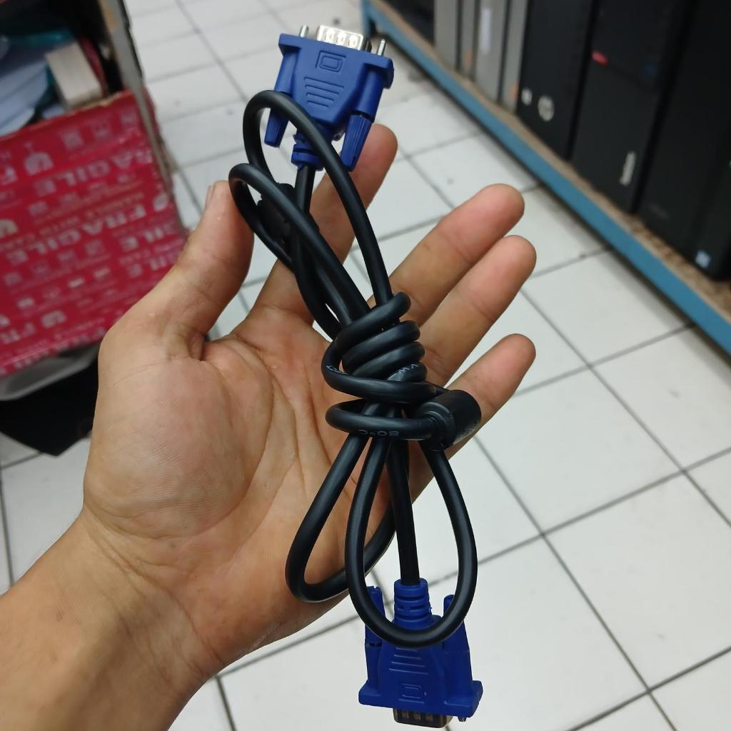 KABEL VGA ORIGINAL COPOTAN COCOK BUAT MONITOR AND PC ORIGINAL MANTAP