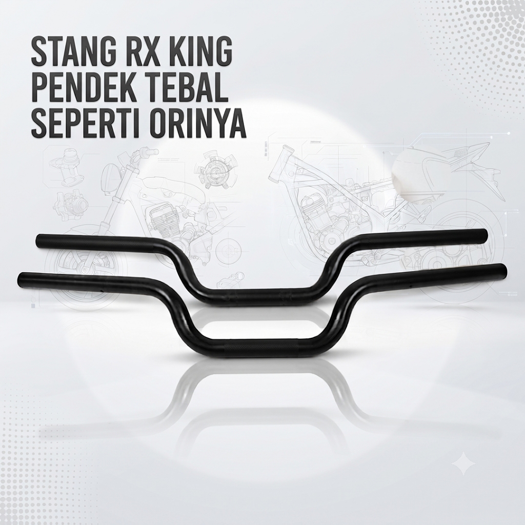 Stang Rxking pendek Model Stang custom kualitas tebal seperti orinya