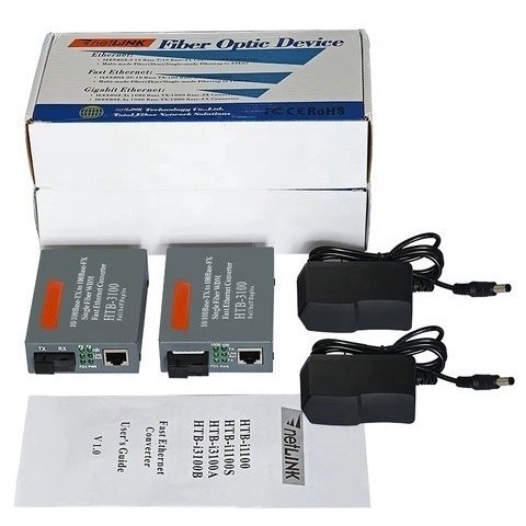 NETLINK FO HTB-3100 A+B 10/100/1000Mbps || NETLINK HTB FO GS-03 A+B 10/100/1000Mbps