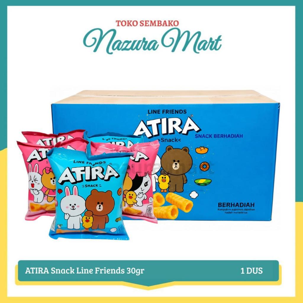 1 Dus Atira Snack Berhadiah Line Friends 30gr