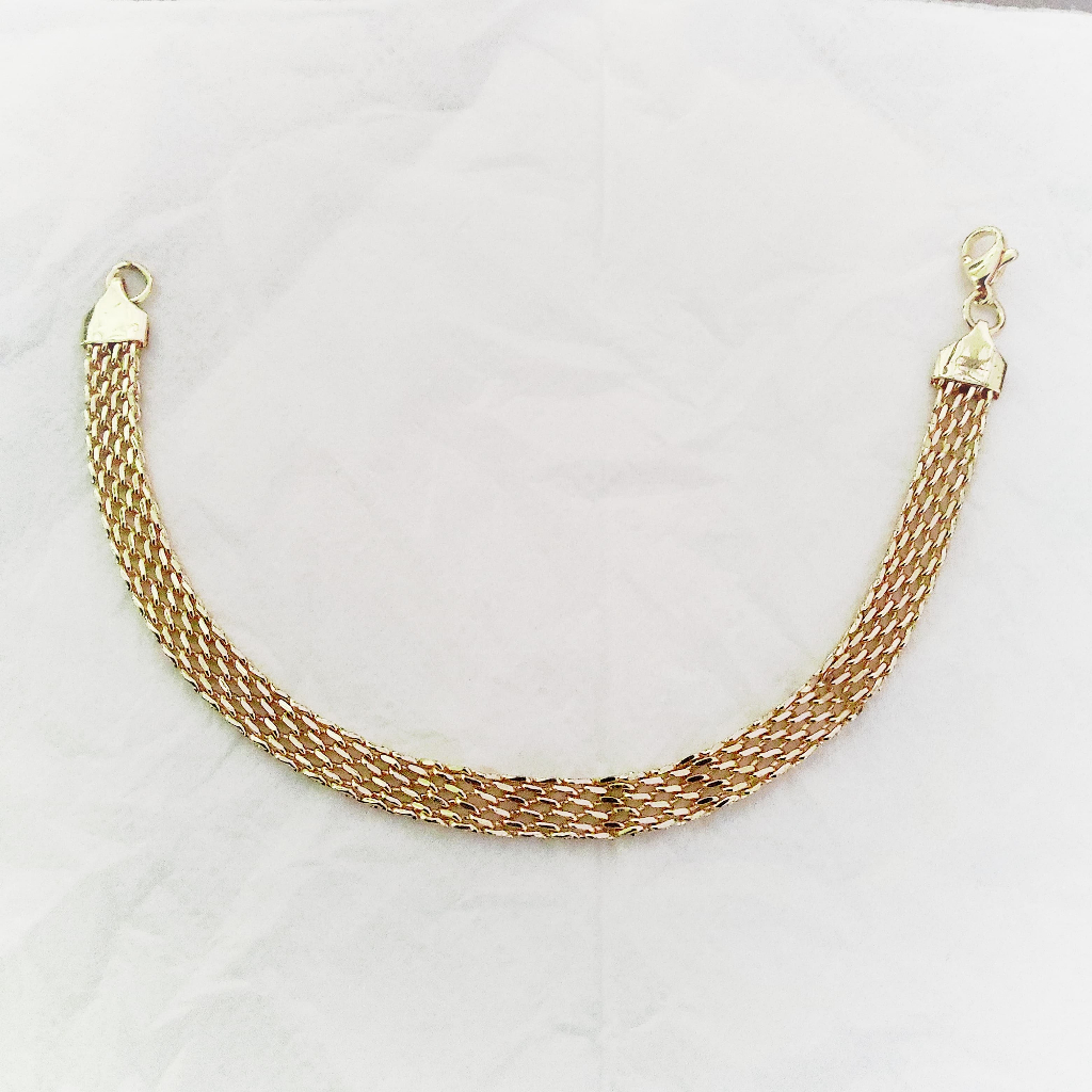 Gelang Tikar Lapis Emas Muda