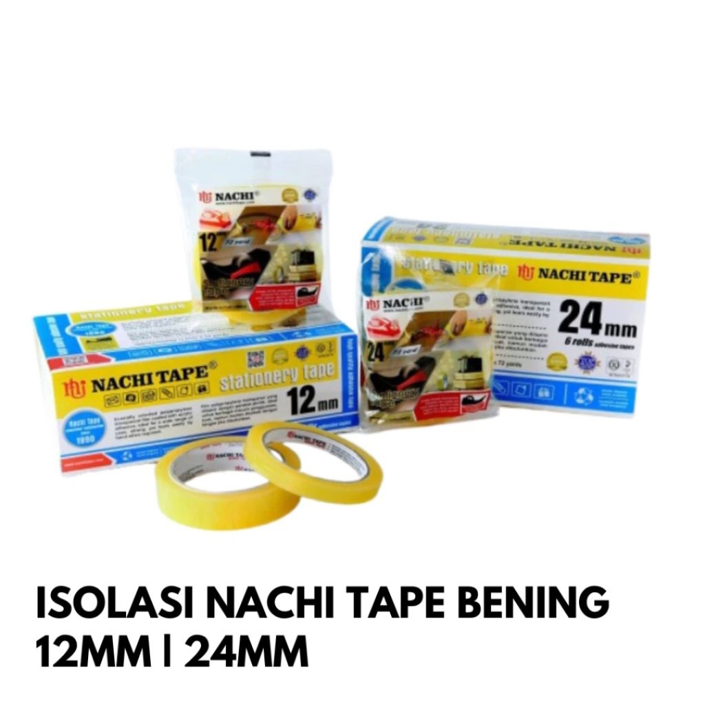 Isolasi bening Nachi 12 mm&24mm