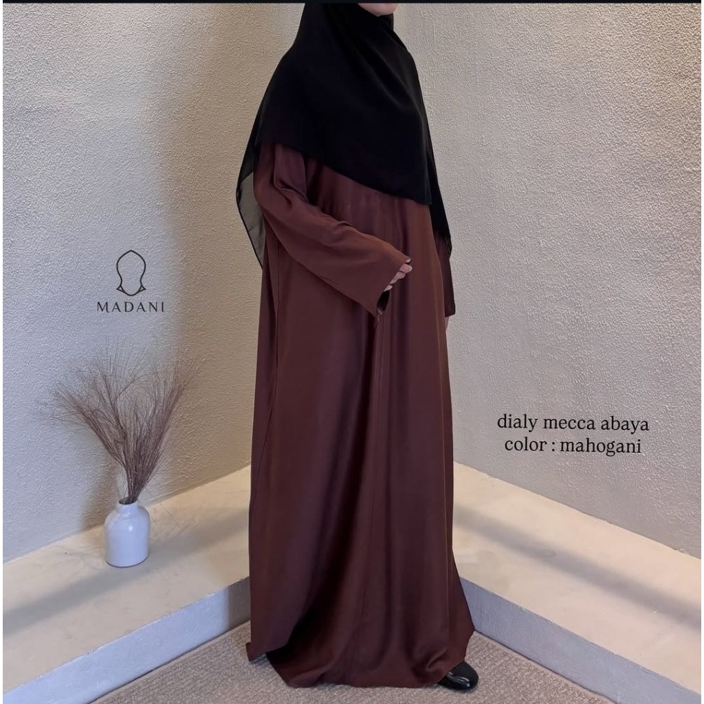 Madani Thelabel | Daily Mecca Abaya Rayon Twill Premium Gamis Wanita Busui Allsize