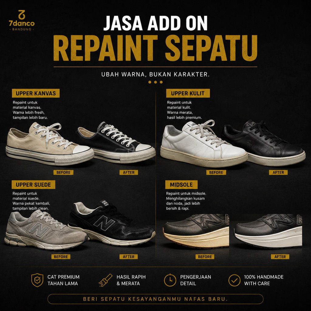 7danco Repaint Sepatu