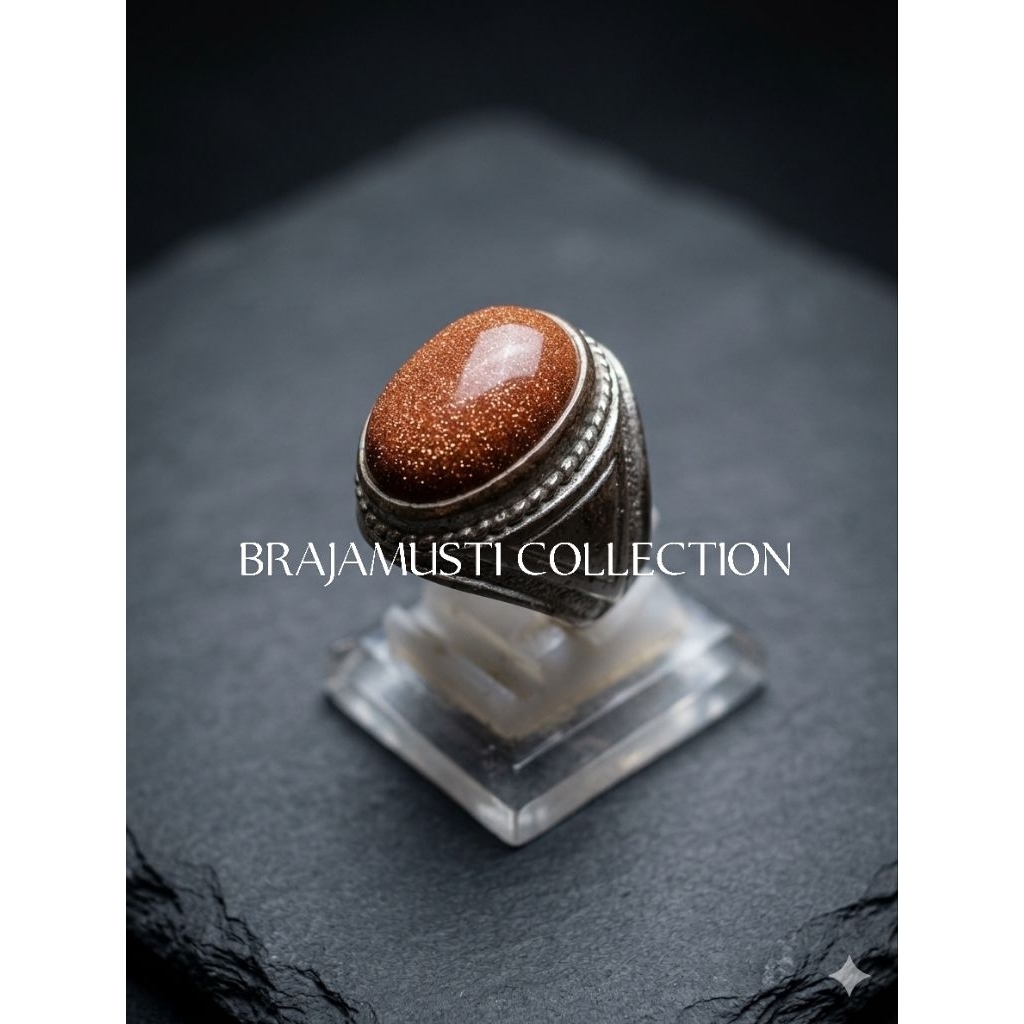 Cincin Badar Pasir Emas Brown