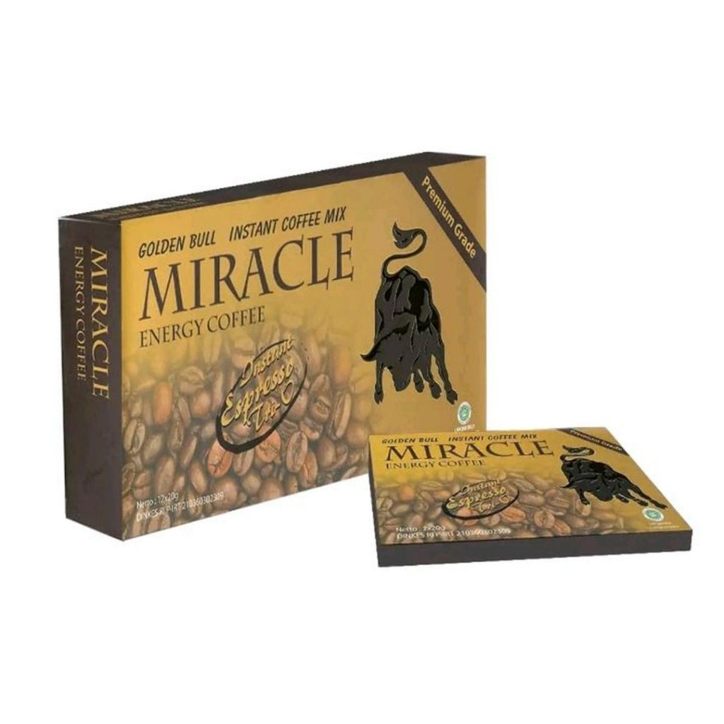 PERBOX ISI 12 SACHET KOPI MIRACLE | COFFEE MIRACLE