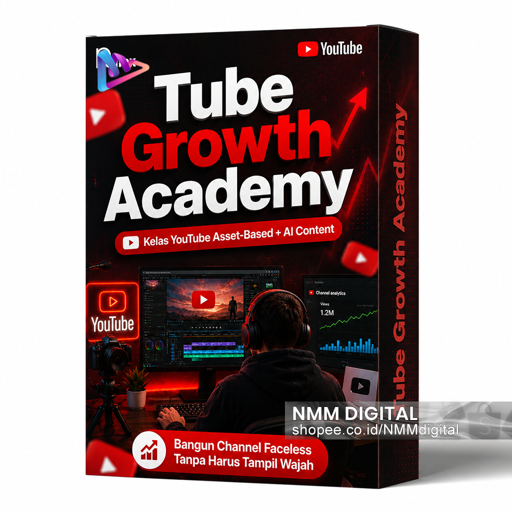 TubeGrowth - Sistem & Tools untuk Membuat Channel YouTube Faceless dengan Konten relaxing, murottal,