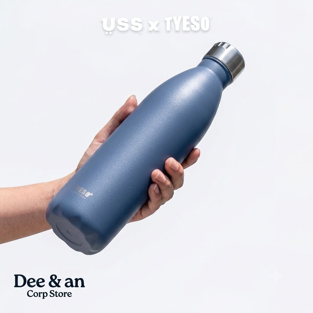 Dee & an Corp_ PRELOVED Tyeso Tumbler Stainless Steel 1000ml - Tahan Panas Dingin, Anti Bocor, Desai