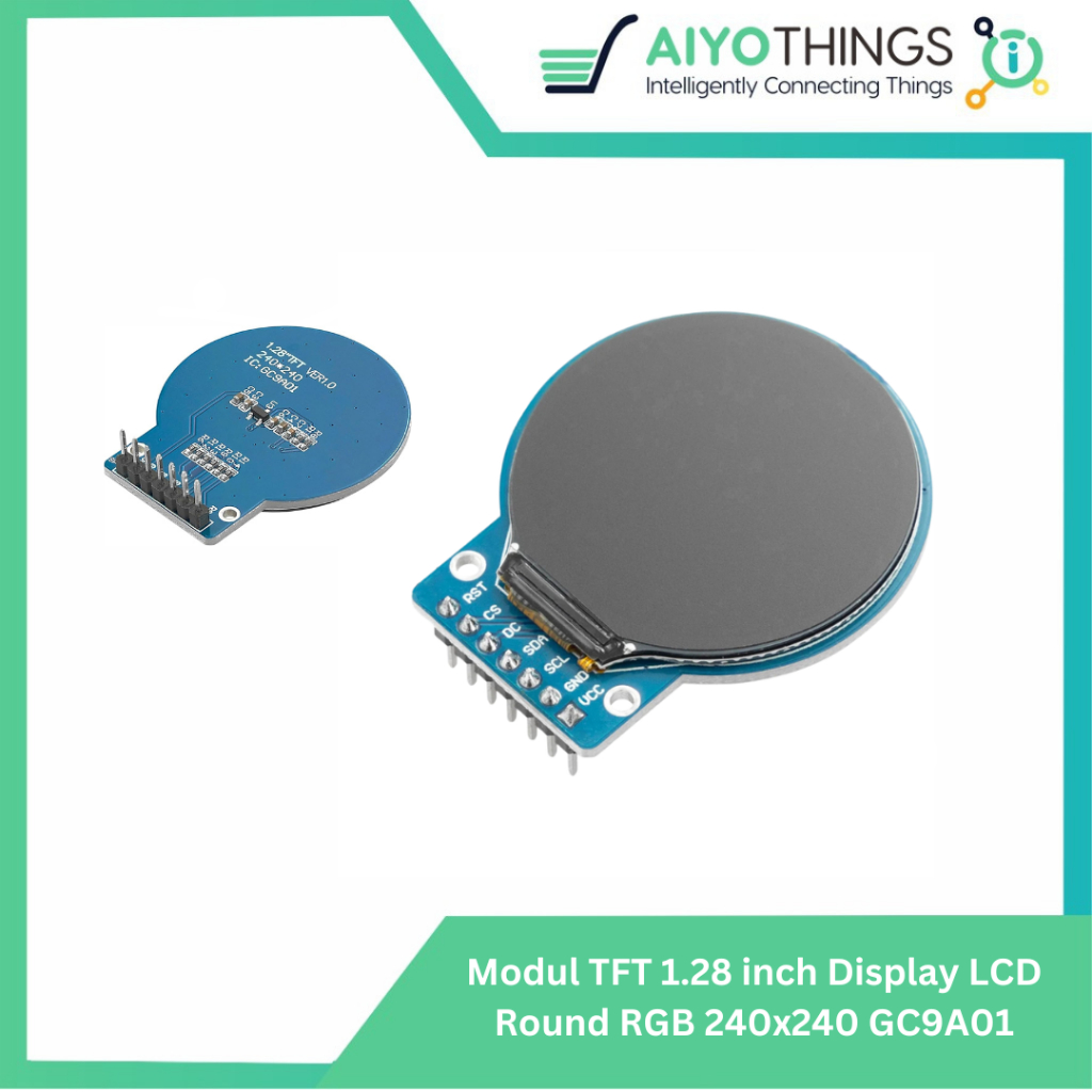 Modul TFT 1.28 inch Display LCD Round RGB 240x240 GC9A01