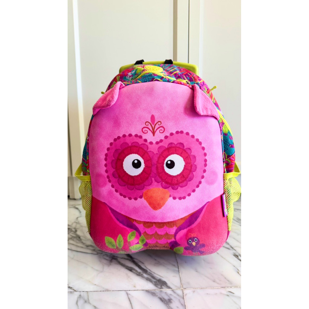 preloved okiedog wildpack trolley bag tas sekolah ASLI ORI