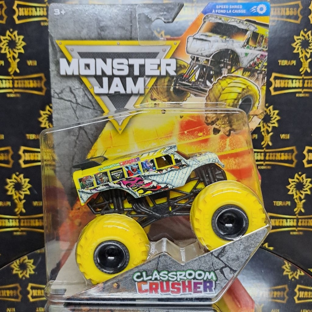 MONSTER JAM CLASSROOM CRUSHER MONSTER JAM SERIES 46 MONSTER JAM 1:64 ORI SPIN MASTER MONSTER JAM