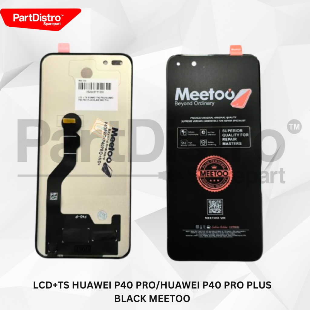 LCD+TS HUAWEI P40 PRO/HUAWEI P40 PRO PLUS BLACK MEETOO