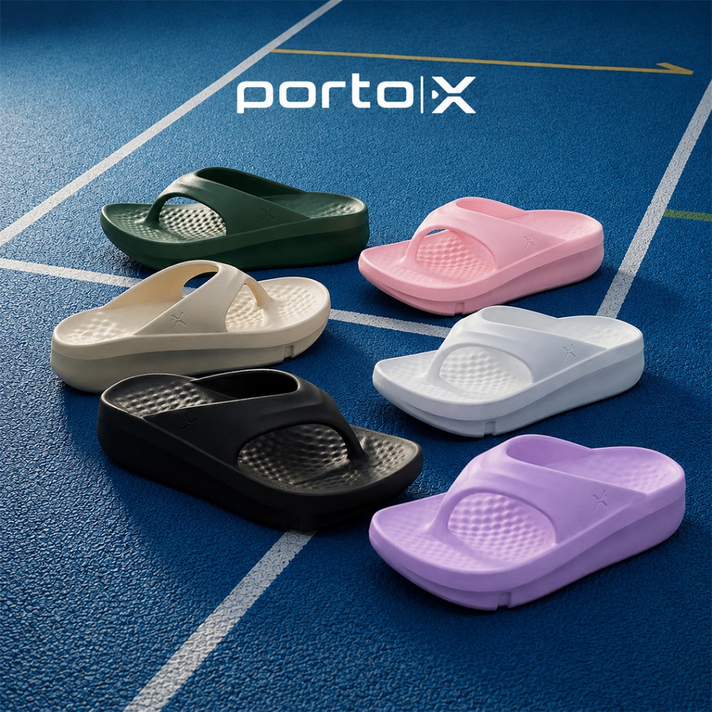 Porto X Sandals - Aalto Flip Flops Sendal Recovery Jepit Recovery Pemulihan Adaptifoam