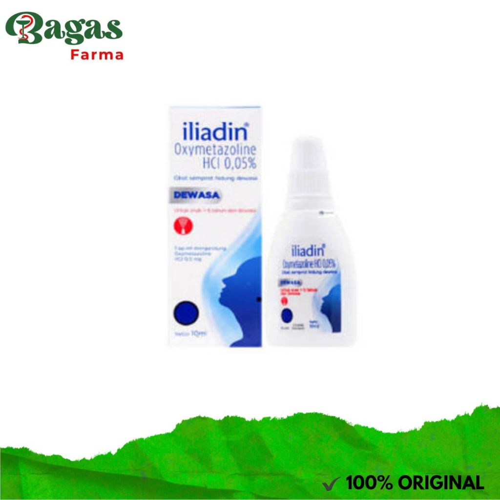 ILIADIN DEWASA 10 ML - Semprot Hidung untuk Membantu Melegakan Hidung Tersumbat