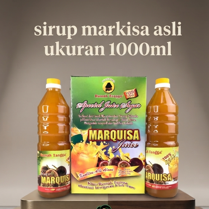 Sirup Markisa / Sirup Marquisa / Sirup Markisa Asli Medan 1000 ML