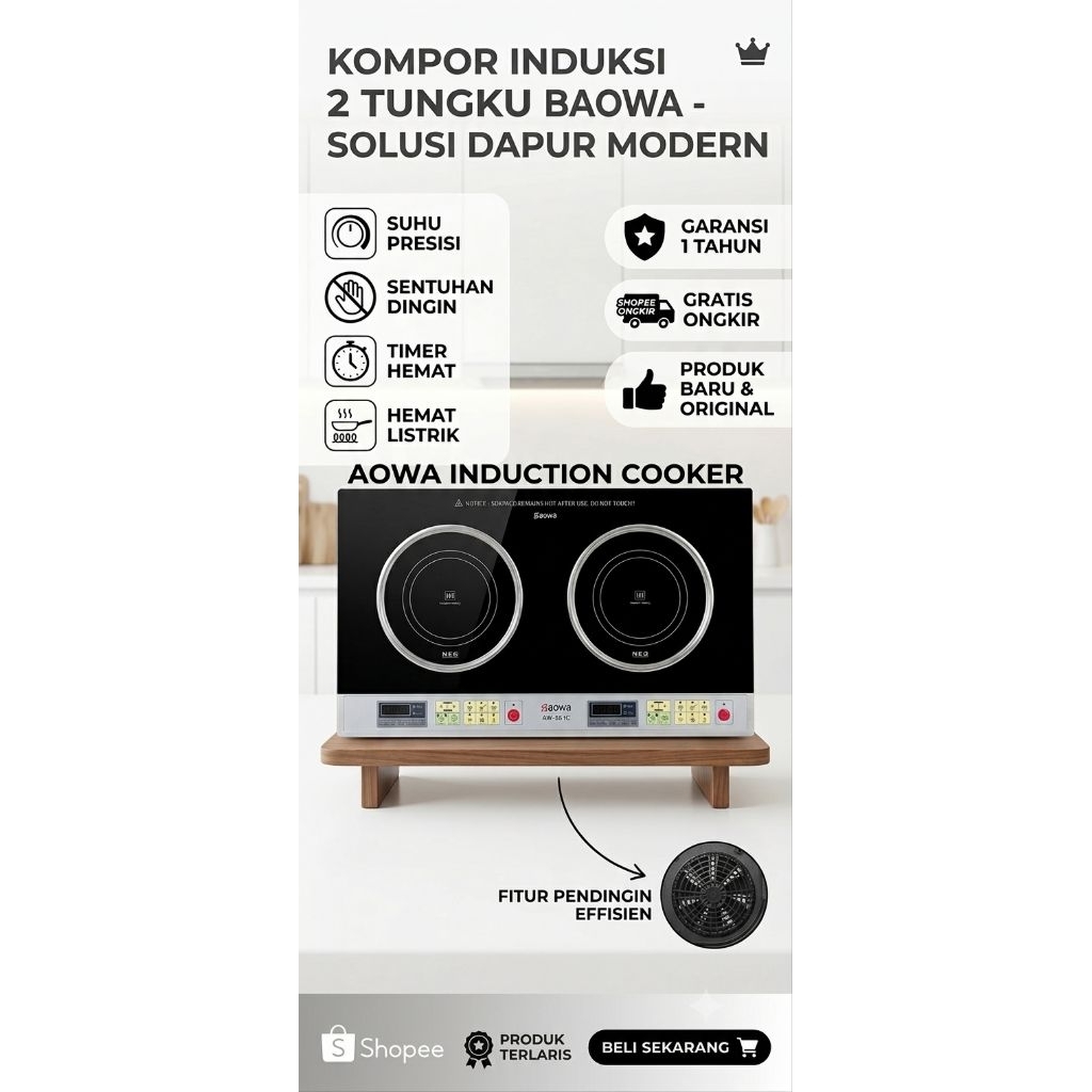 KOMPOR INDUKSI AOWA 155 IC