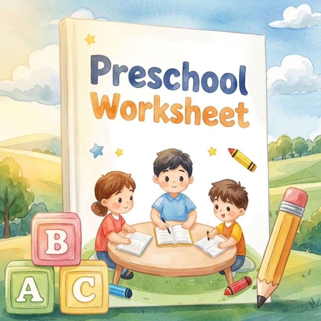 [K0161] Preschool Worksheet | Bundle Worksheet Prasekolah