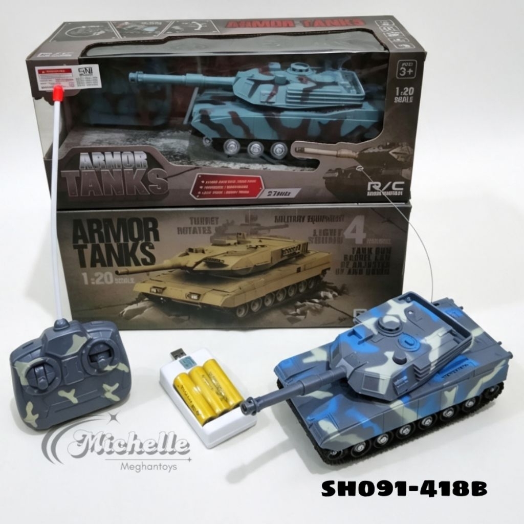 Rc Armor Tanks - Mainan Anak Mobilan Remote Control Tank Mobil Mainan Anak