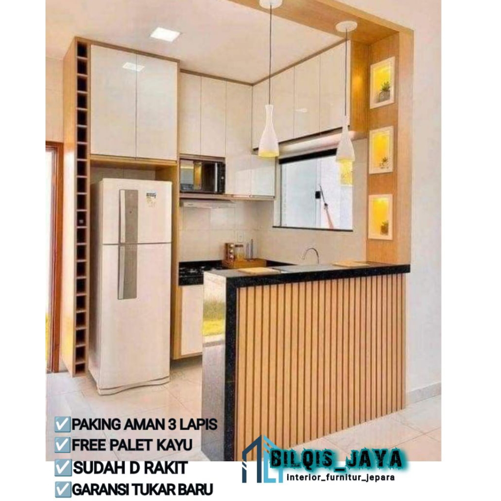 meja bar dapur minimalis